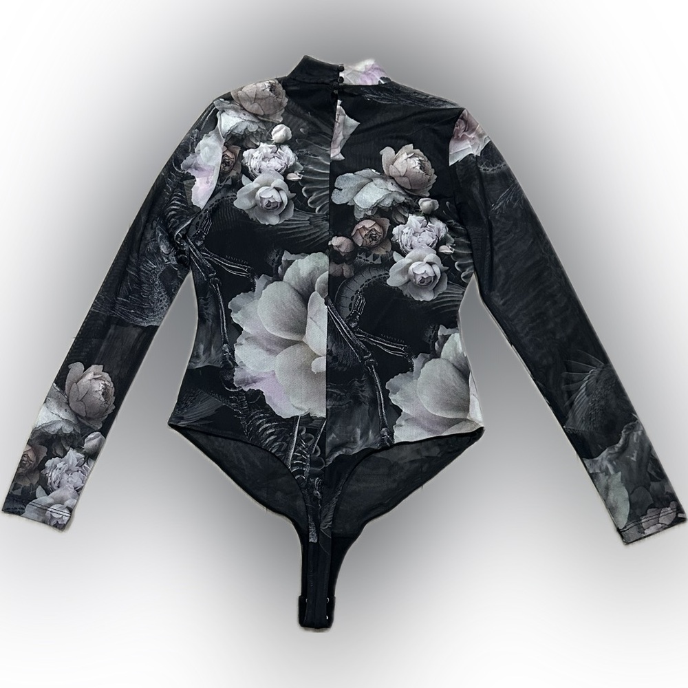 ALL SAINTS Elia Iris Micro-Mesh Bodysuit - Picture 9 of 16